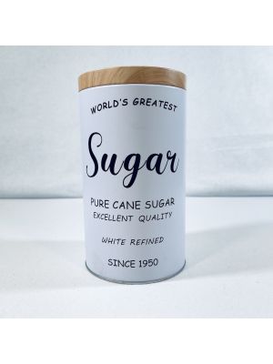 Barattolo in latta Sugar 11x19 cm