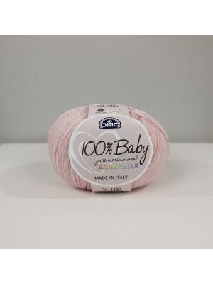 Lana Baby Aquarelle 100% Merino DMC 50 gr col.1340 Rosa