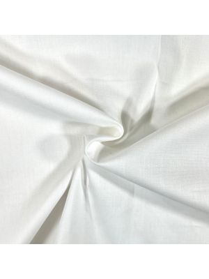 Tessuto al metro Percalle H 300cm, v. Bianco candido