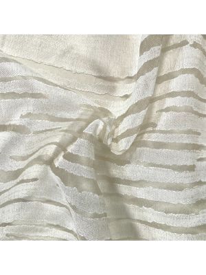 Tessuto per tendaggi al metro H 315cm, v. Alina Avorio