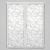 Coppia di tende a vetro 60 x 150 cm, v. Mia 031