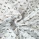 Tessuto trapuntato al metro D/F H 150cm v. Piquet Farfalle Beige