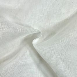Tessuto per tenda al metro misto lino bianco altezza 310 cm - fashion home  pagano - Tende a Metraggio