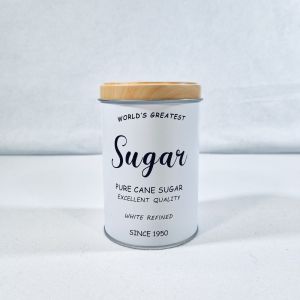 Barattolo in latta Sugar 9x13,5 cm