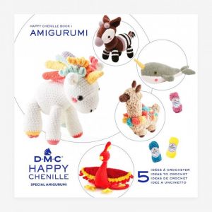 Book Amigurumi Happy Chenille n°1 Animali Improbabili DMC
