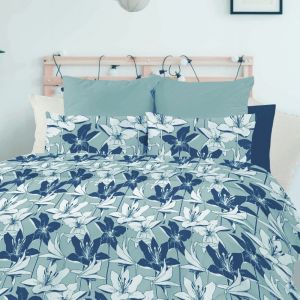 Completo letto Style Salome 2 piazze V. 80 Azzurro