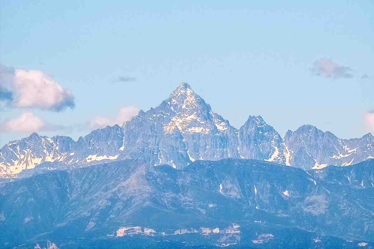 la vetta del monviso
