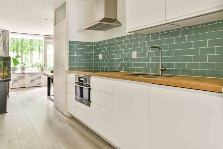 Cucina moderna bianca