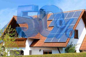 Casa con fotovoltaico