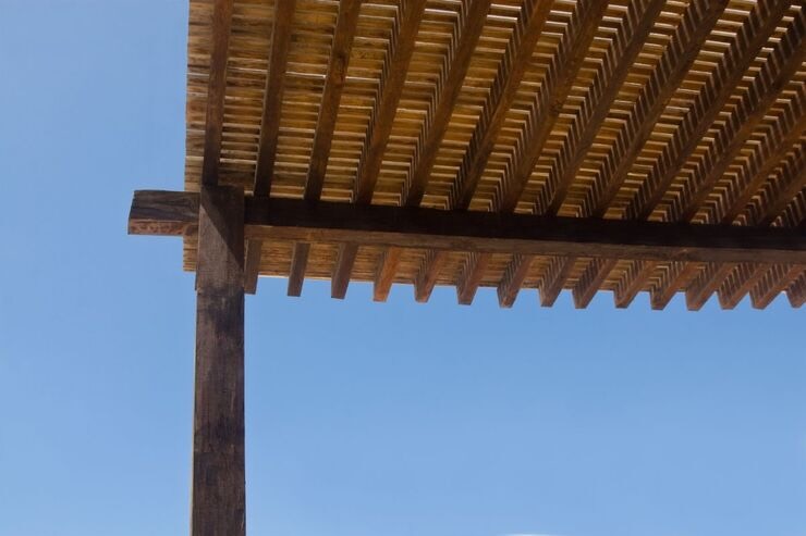 Pergola con telo
