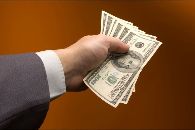 Dollari in mano