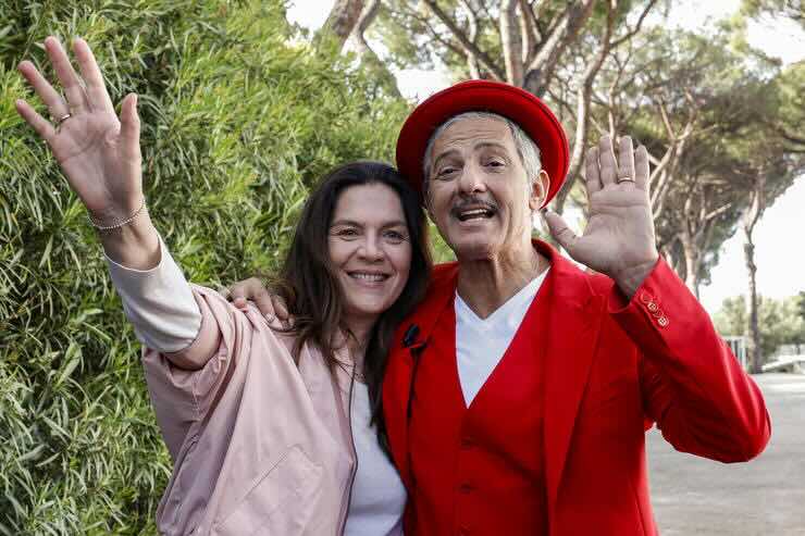 Fiorello e moglie Susanna Biondo