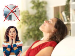 donna fresca in casa, un'altra sorpresa ed x rossa su condizionatore