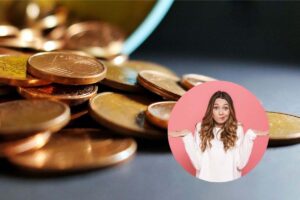 monete e una persona dubbiosa