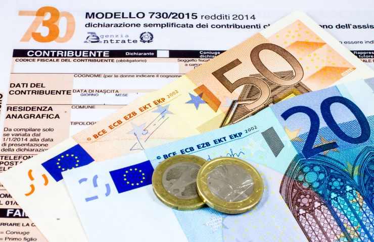 modello 730 e dei soldi