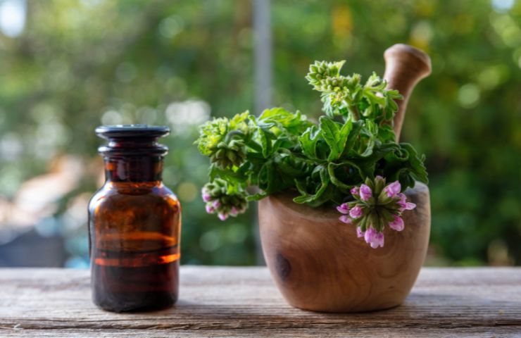 un olio essenziale